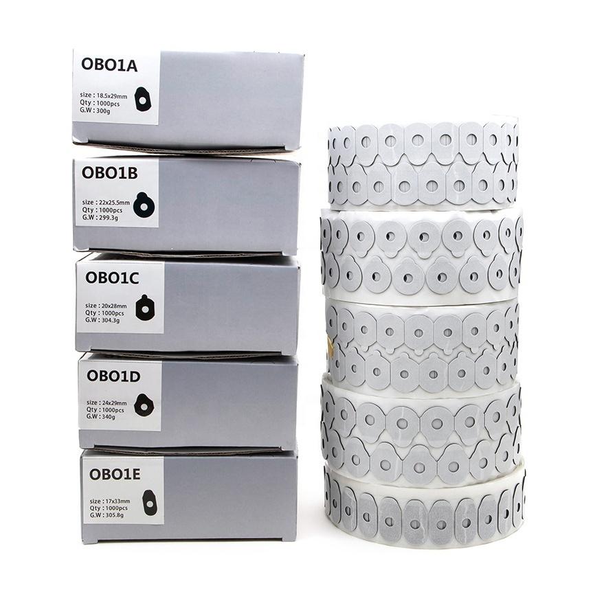 Edging Anti Slip Optical Lens Blocking Pads 1000pcs Eye Glasses Double-sided Adhesive Sticker Tape