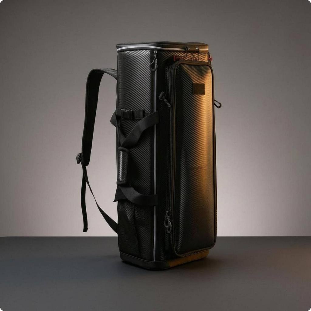 folding Chair Backpack Firm-Body Fishing Tackle Structured Base