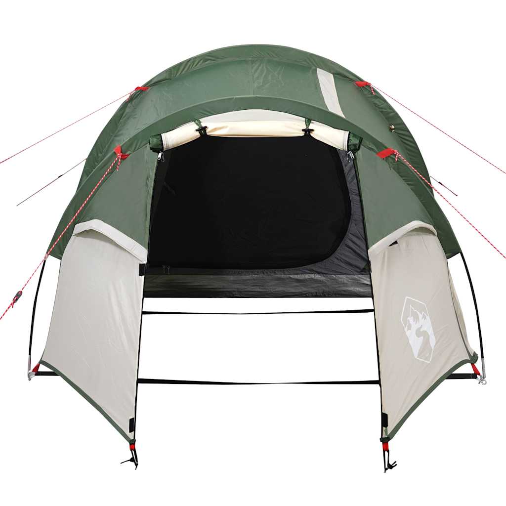 Vidaxl Tourist Tent, 3-Person, Tunnel, Green, Waterproof