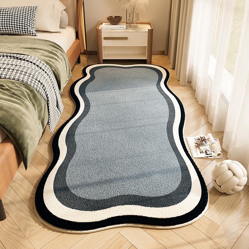 Bedside Carpet Bedroom Bedside Carpet Winter Children's Room Dirt Resistant and Non Slip Thick Floor Mat
