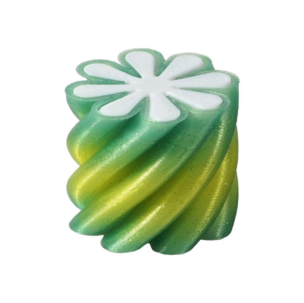 1 Pie Spiral Cone Decompression Toy 3D Printed Pyramid Impossible Pass-through Sculpture Square Pillar Helix Screw Fidget Toys