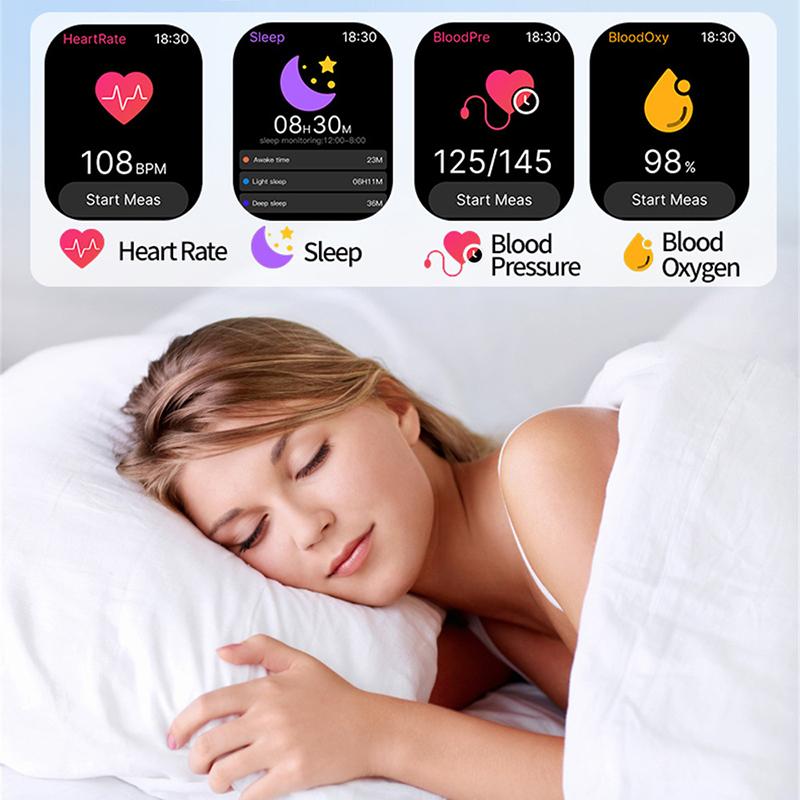 Smart Watch Curved Screen Bluetooth Call Sports Information Reminder Multi-function Bracelet