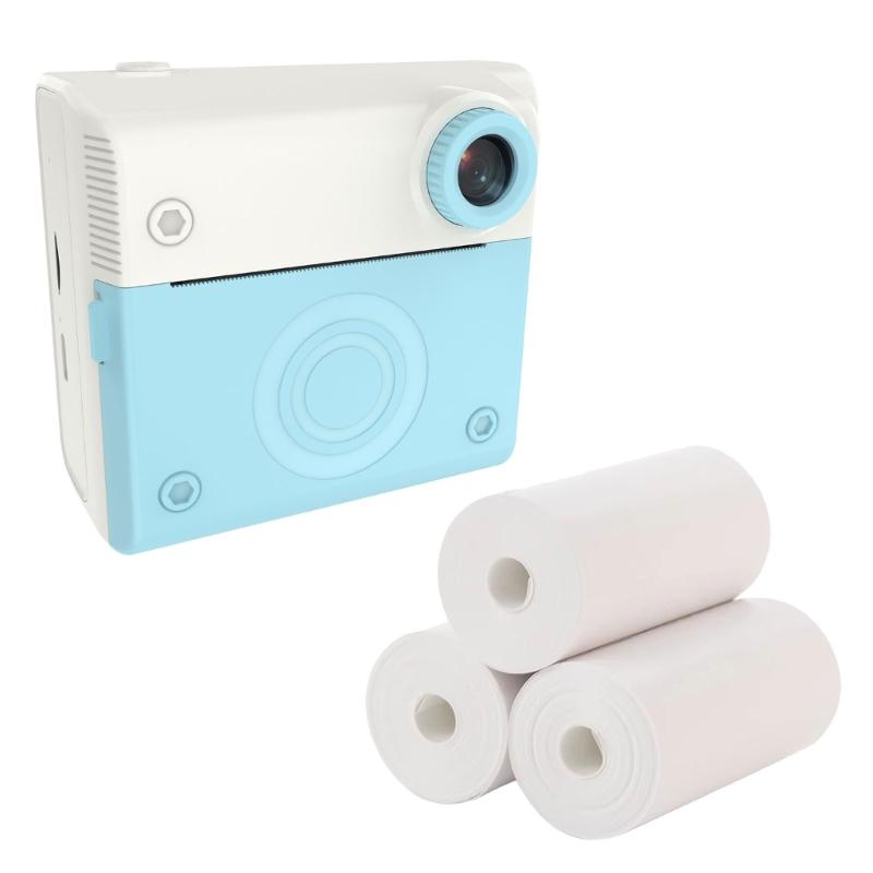 Children Instants Print Camera Kids Video Photography Digital Photo Camera Toy Thermals Printer for Boy Girls Birthday