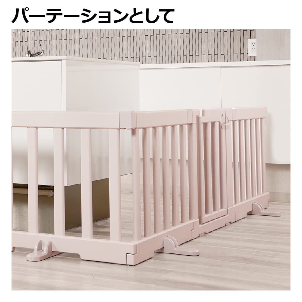 Kojec Richel, który można również używać jako zestaw 10 sztuk z drzwiami x wysokość jasnoszara przegroda, (222cm 150cm), 60cm,