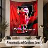 Custom Text Tapestry Cristiano Ronaldo Print Wall Tapestry Indoor Living Room Wall Decor