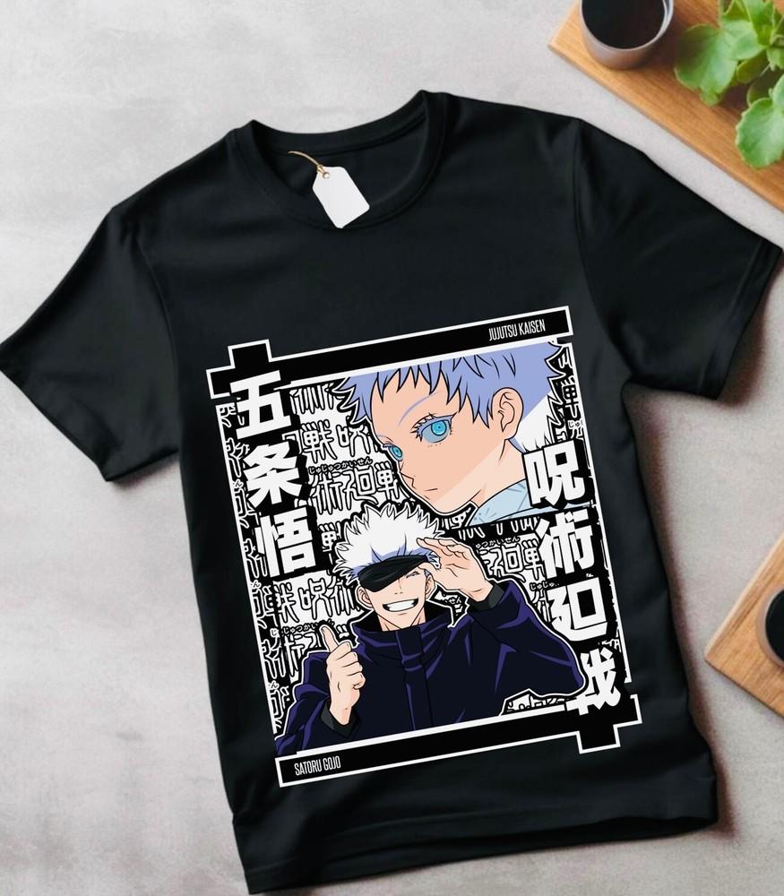 

Фушигуро Тодзи Футболка Магическая битва Аниме Ужасы Подарки Короткий рукав Все размеры XL