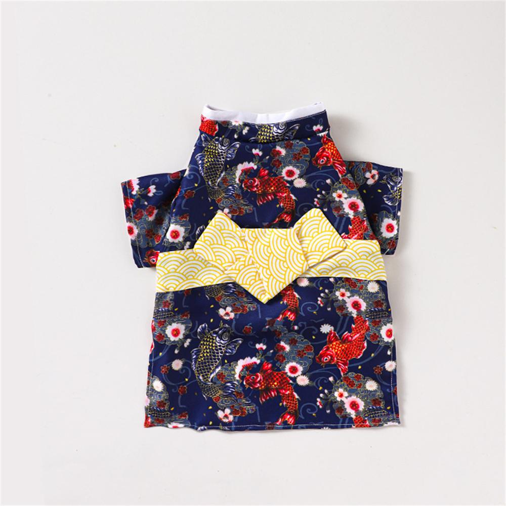 Abbigliamento Gatto Sphynx Retrò Giapponese per Gatti Gotas Stampa Fiore di Ciliegio Kimono per Animali Domestici Costume Chinchilla Persiano mascotas Vestiti