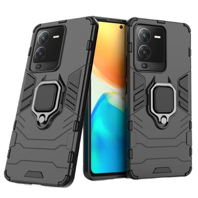 For VIVO S10 S12 S15 S16 S17 S18 Pro Back Cover Phone Case Shockproof Armor Anti-Fall Metal Ring Holder Magnetic Protect Funda