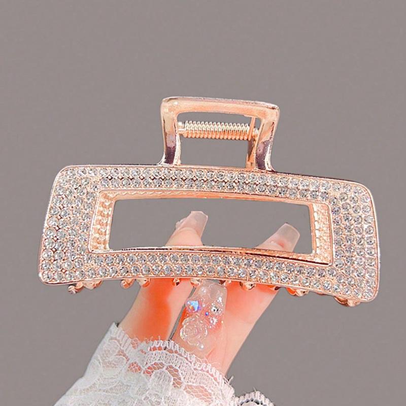1pc Alloy Bat, Tassel, Spider Claw Hair Clip, Women Daily Full/Half Clip Bun Holder, Hair Claw with Red Crystal Design, Halloween Atmosphere
