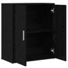 Sideboard 2 Pcs Black Oak Effect 60 X 31 X 70 Cm
