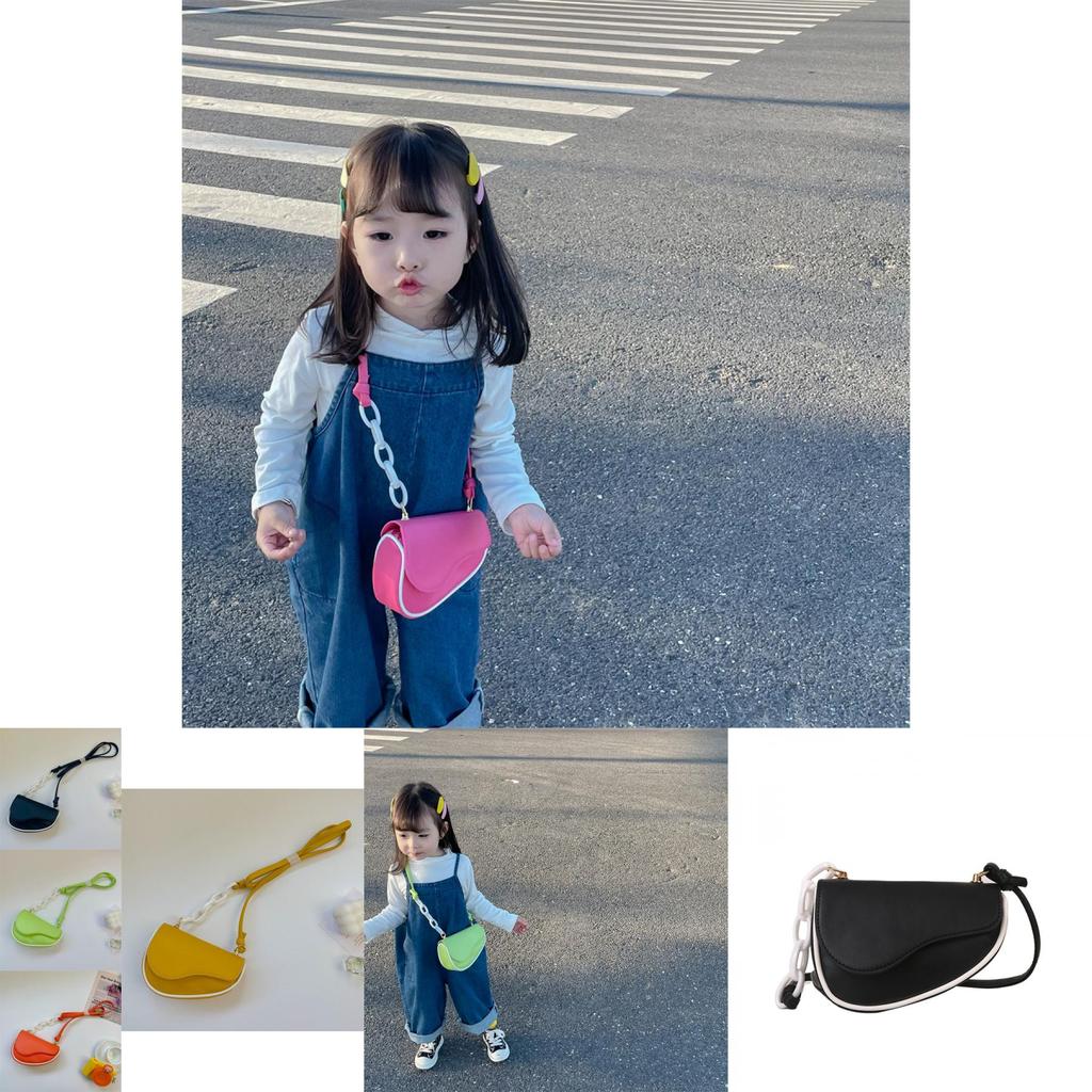 Stylish Mini Saddle Bag For Girls Fashionable Korean Design Winter Accessory For Kids