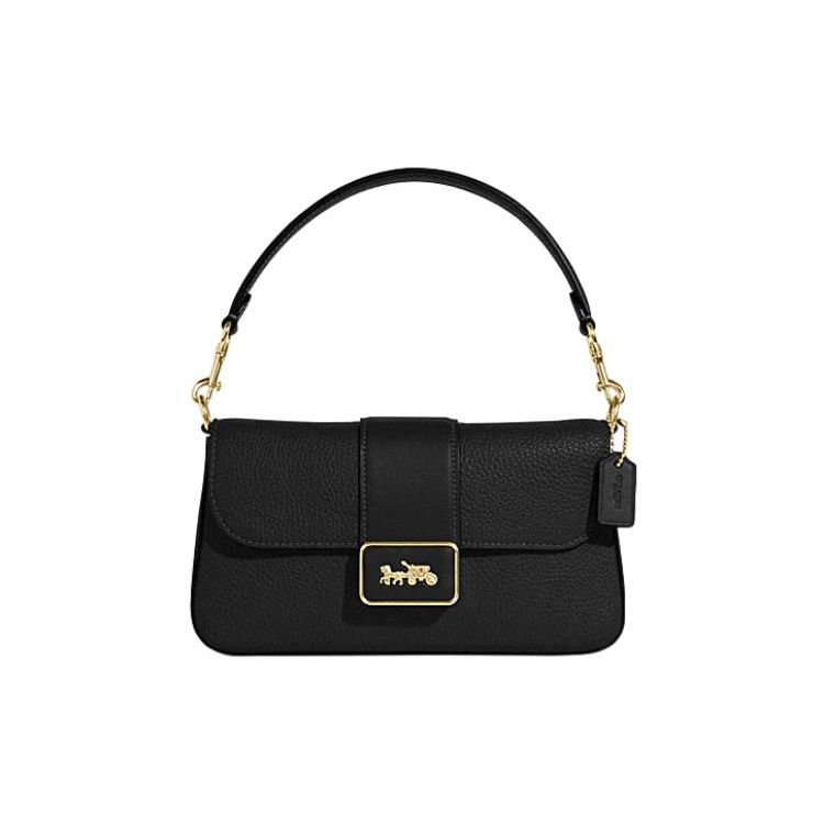 

Coach Grace 22 Chain Shoulder Bag With Detachable Strap Women Shoulder Bag Black CC058-IMBLK Basic Set (Bag+Dust Bag)