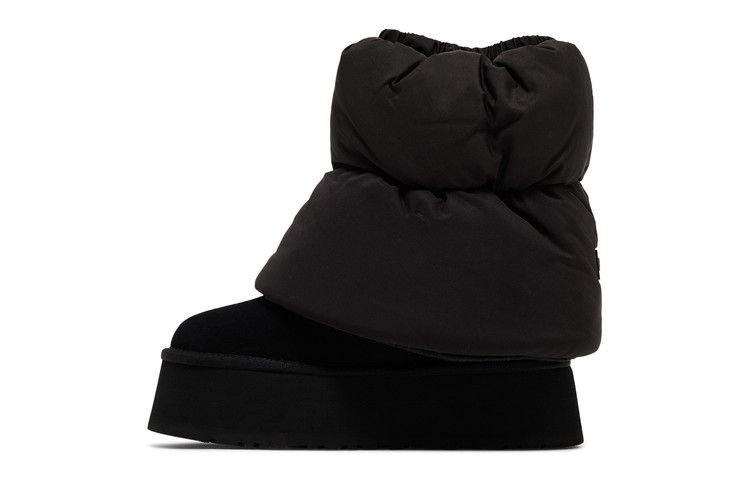 Women's Sneakers UGG Wmns Classic Mini Dipper Puffer 'Black'