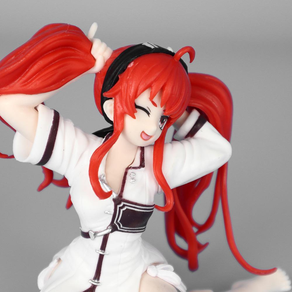 Anime Sitting Posture Alice Figure Cartoon Double Horsetail Girl Model Decoration Toy Christmas Gifts