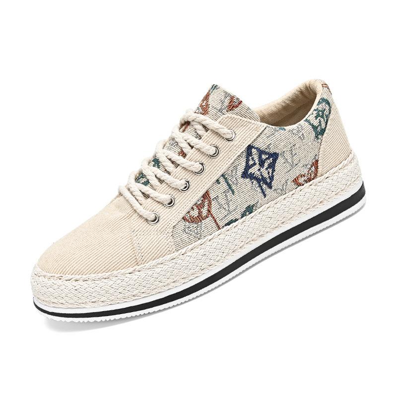 Men's shoes board shoes men's spring and summer breathable casual trendy shoes student teenagers 2025 new trendy cloth shoes men