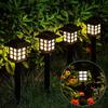 2/4/6Pcs Solar LED Pathway Lights Outdoor Waterproof Walkway Garden Decor Street Lamp for Landscape Yard Patio Driveway