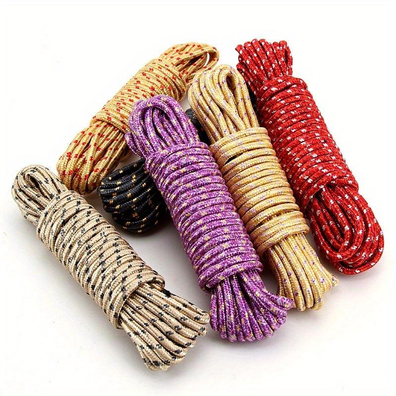 Household Nylon Rope for Indoor and Outdoor Clothes Drying Quilt Rope for Shade Mesh Canopy Cloth for Rain Protection Fixed Rope