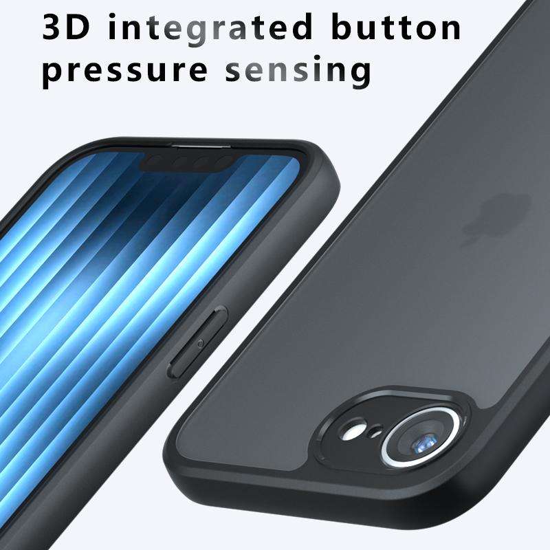 For iphone 16e Frosted Case iphone 16e SE4 SE 2025 Funda Cover Coque Matte Transparent PC Shockproof TPU Back Case iphone 16e