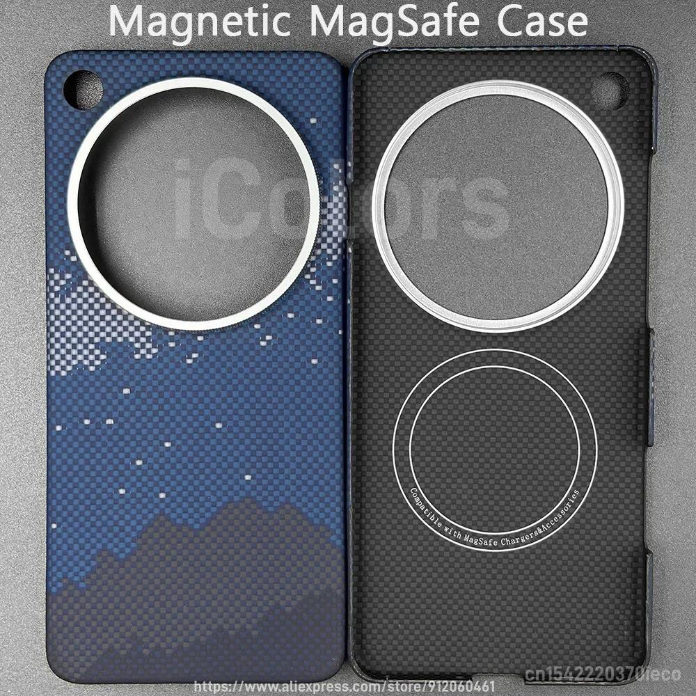 For OPPO Find X9 Ultra Case Glass Version Aramid Carbon Fiber Case Magnetic with MagSafe Ultra Thin Lightweight Protective Cover