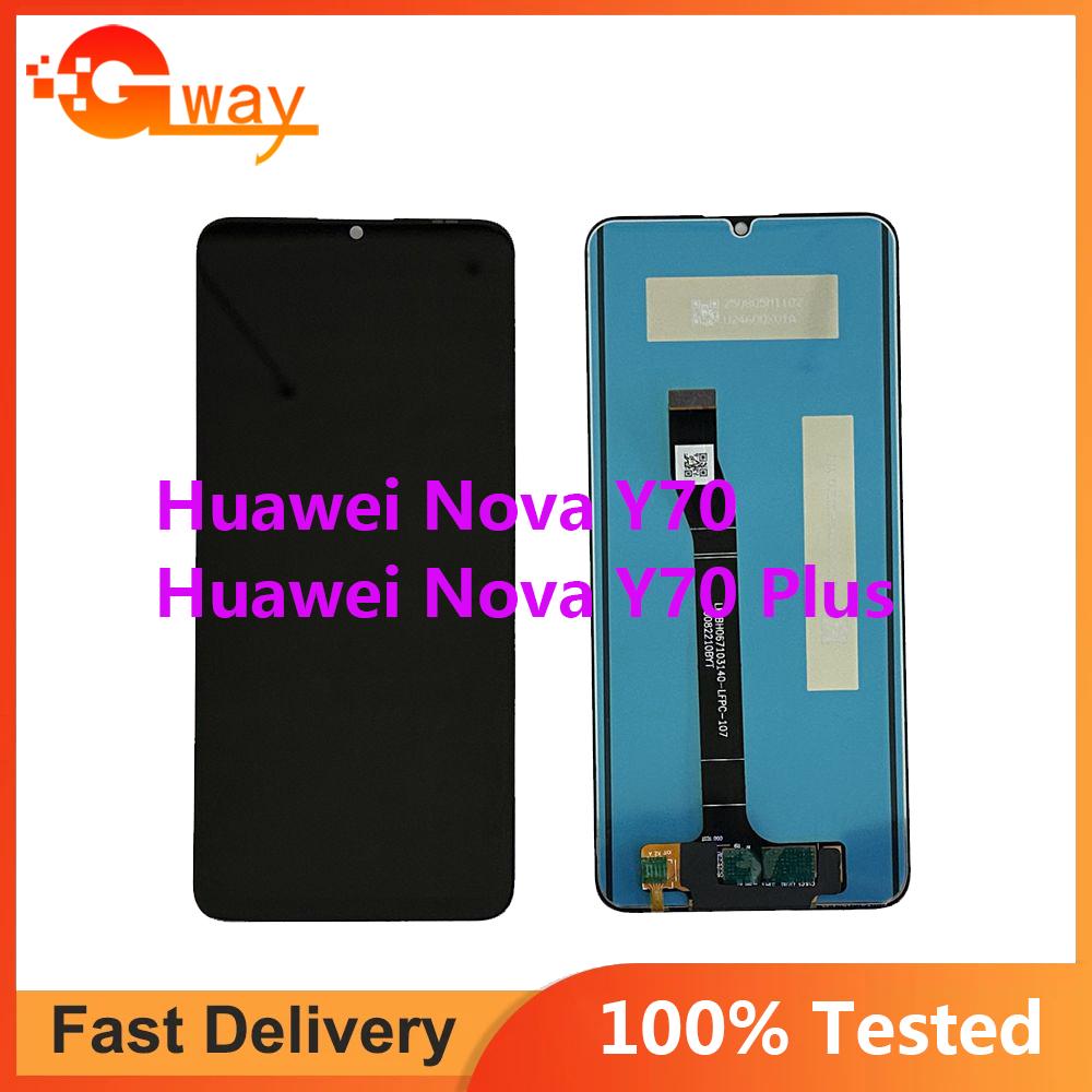 LCD Screen and Digitizer Full Assembly For Huawei Nova Y70 MGA-LX3 Y70 Plus MGA-LX9 MGA-LX9N