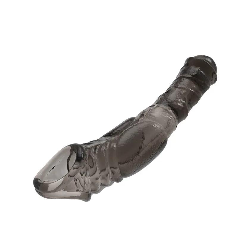 Penis Sleeve Sex Tool for Men Couple Penis Extender Cover Reusable Special Condom Cock Erotic Products for Adult Men