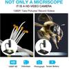 3 In 1 HD 1000X PCB Inspection Tools Digital Microscope LED USB WiFi Microscope Mobile Phone Microscope Camera with Stand for Smartphone