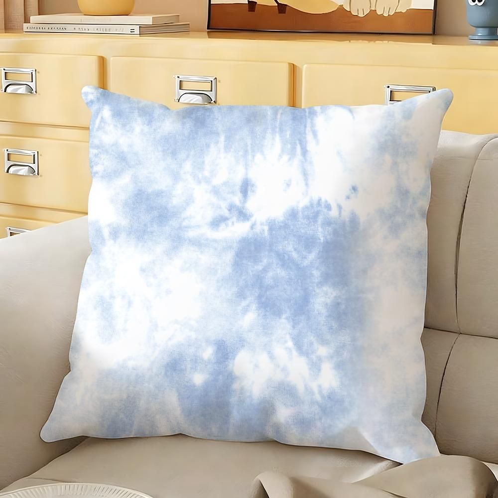 Gradient Tiedye Cushion Cover Soft Durable Reversible Pillow Cover Home Car MultiScene Daily Comfort Pillowcase