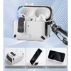 For Apple AirPods Pro 3 2 Secure Lock Leather Case With Phone Stand For MagSafe Earphone Protective Cover Sleeve For AirPods 4 3