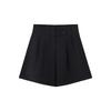 Suit Shorts Women's Outer Wear Summer Thin High Waist Loose Commuting Versatile Ice Silk Thin Casual Five-point Pants