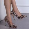 Fashion Women's Shoes Shallow Women's High Heels Hot Sale Leopard Print Party Pumps Women Sexy Pointed Toe Heels Women