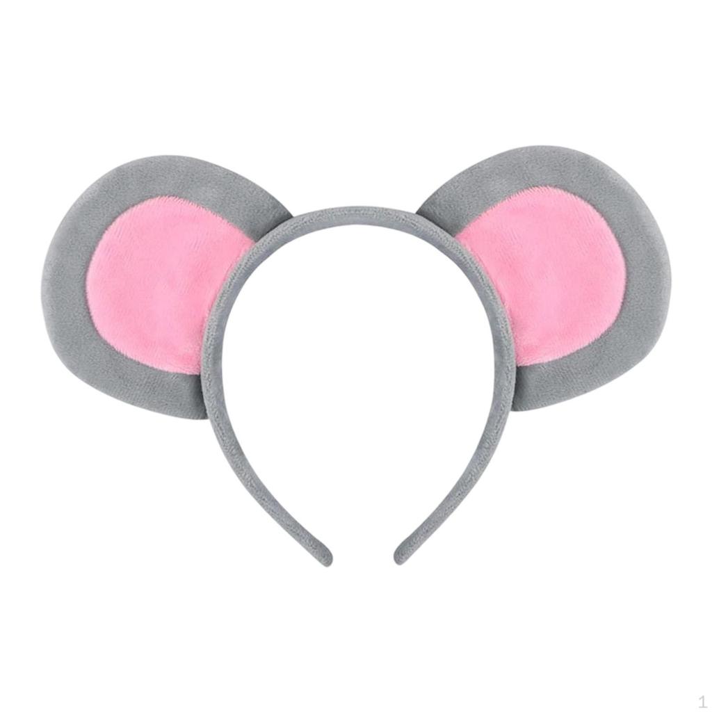 Cute Mouses Ears Headband Animal Dress for Halloween Festival