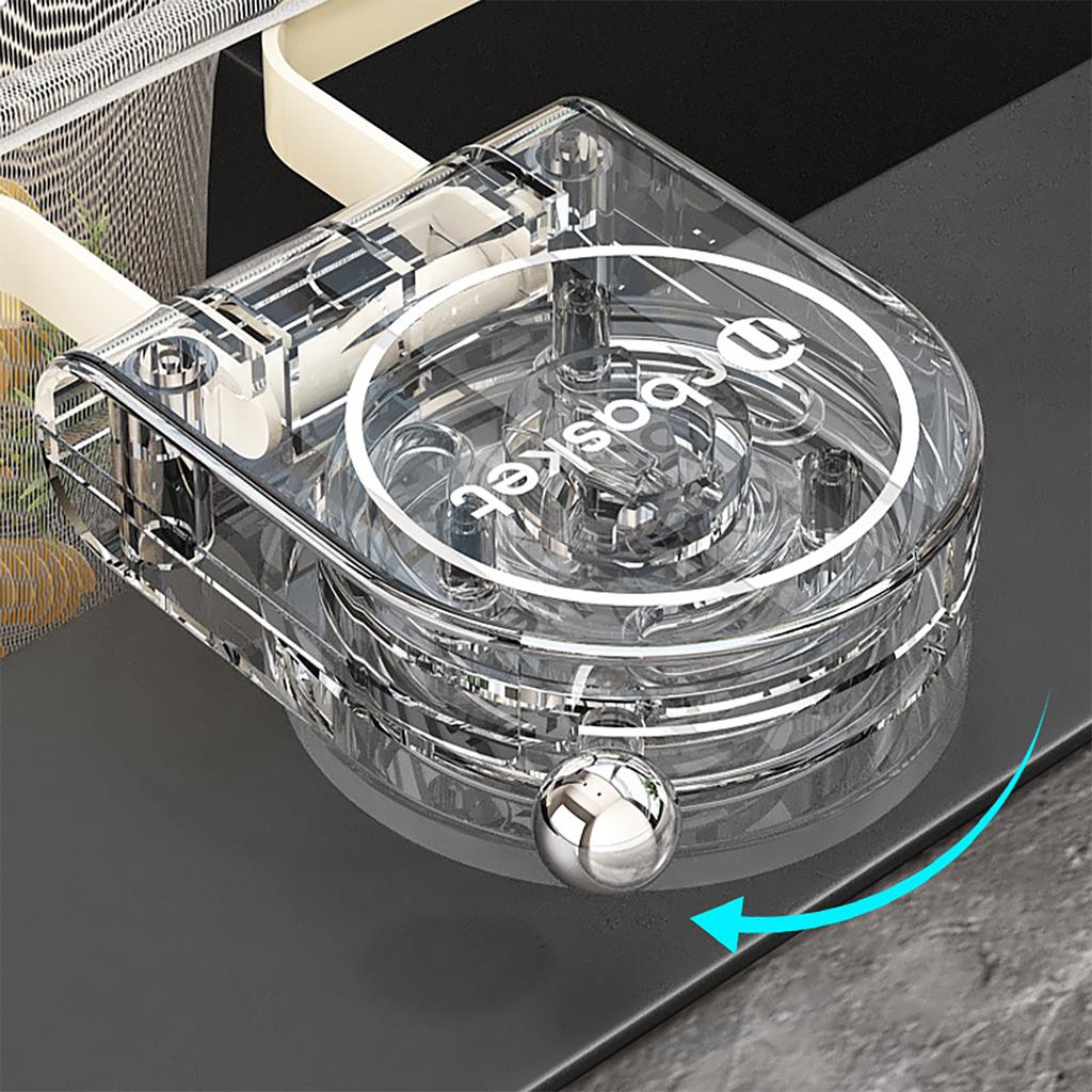 Kitchen Sink Strainer Rack Suction Cup Iron Drainage Strainer Filter Bag Efficiently Collects Leftovers For Kitchen Cleaning