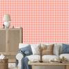 Wallpaper Fabric Pattern Harmonious Arrangement, Coral 50x1000