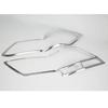 For Volkswagen VW Tiguan L MK2 2016 2017 2018   ABS Chrome Trim Tail Light Rear Back Frame Car Lamp Cover Stick 4pcs