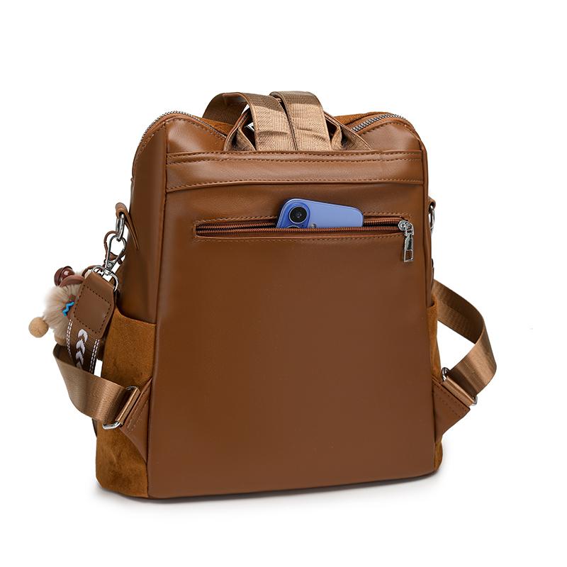 Backpack Women's Rhombic Nylon Shoulder Bag