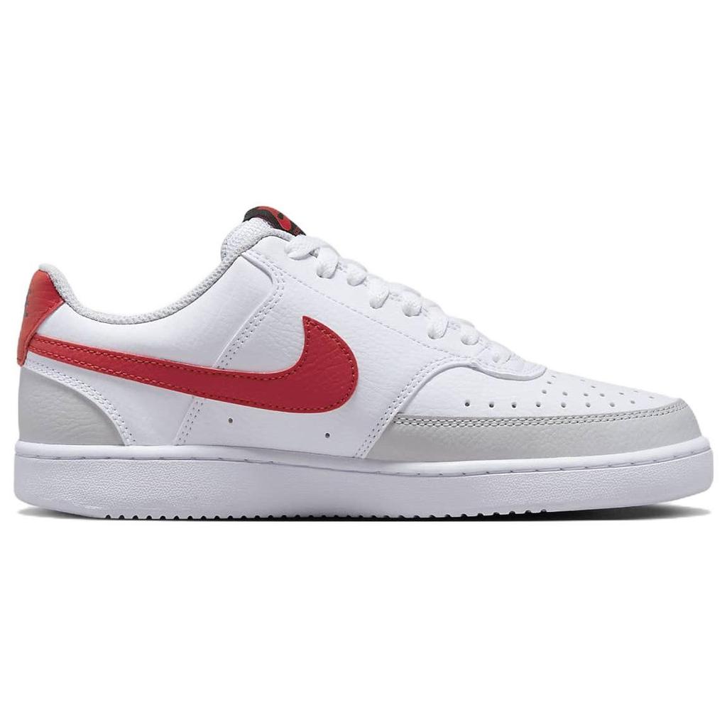 Nike  Court Vision Low White University Red Women Sneakers Grey-Fog Black FD0284-100