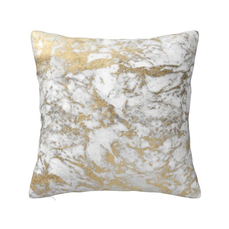 Custom Abstract Beauty Cushion Cover Xcm Marble Geometric Texture Velvet Nordic Pillow Decoration Salon