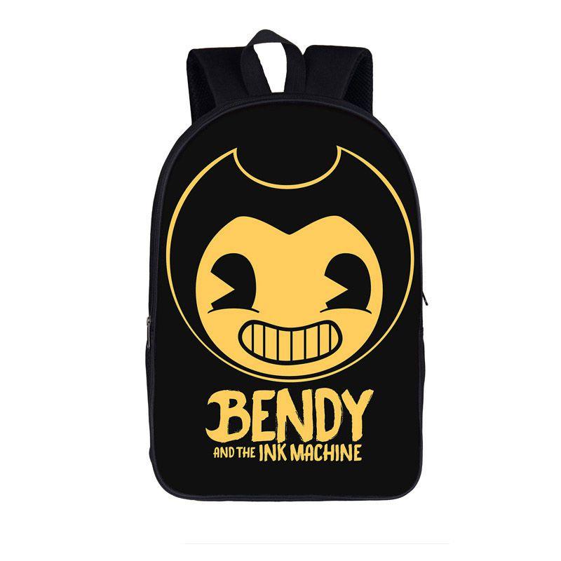 

Bendy And The Ink Machine Cartoon Schoolbag For Kids Perfect For Outdoor Adventures! 14