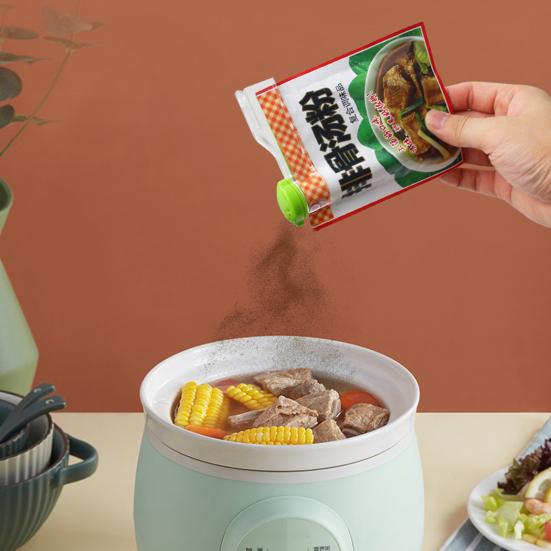 Wall-Mounted Spice Packet Organizer with Lock Lids Seasoning Packet Storage Rack Holds 10 Packets Kitchen Spice Packet Holder for Space-Saving Quick