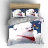 Dog Accessory Set Outdoor Fun Soft Comfortable Duvet Cover Bedding Set Included 1*Duvet Cover & 2*Pillowcases, Gift