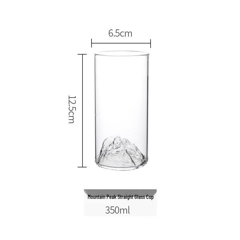 High Borosilicate Glass Mountain View Mug