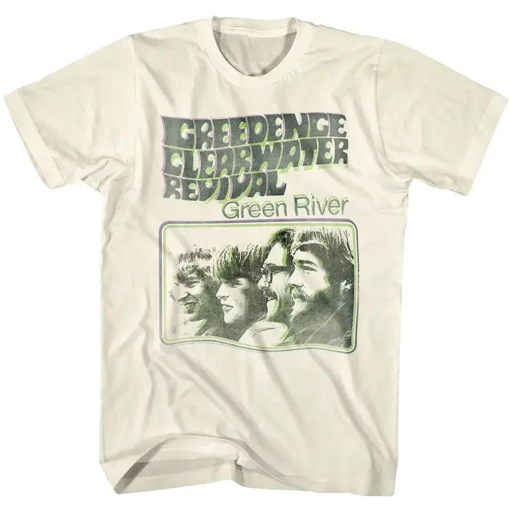 Heißer Verkauf Creedence Clearwater Revival Biker Lustiger Grafikdruck T-Shirt Herren Damen Kurzarm Baumwolle Streetwear Harajuku Oversize Top Sommer Neues T-Shirt
