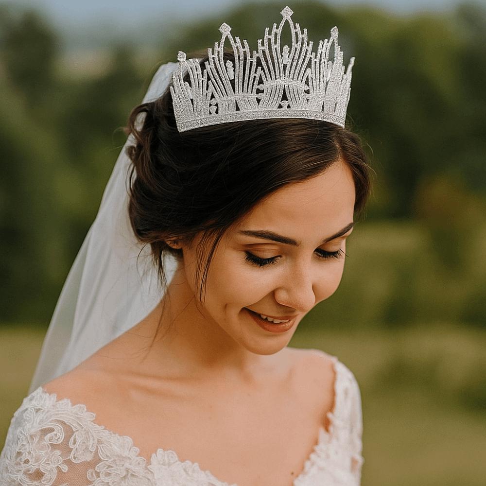 Luxury Wedding Tiara Glamorous Bridal Headdress Hair Accessories Crystal Crown  Wedding Ceremony