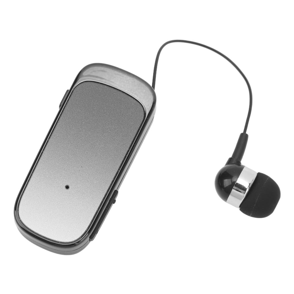 Retractable Wireless Headphones Bluetooth5.2 Earphones Clip On Earpiece Comfortable Headset for Outdoors Sports Driving