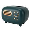 Tissue Box Holder Cute Radio   Wide Opening Anti Slip Feet Plastic Tissue Paper Box for   Bedroom Living Room