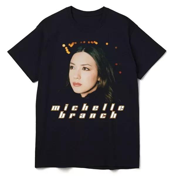 Vtg Michelle Branch Singer Heavy Cotton Black S-5XL Unisex Shirt Unisex T-Shirt M