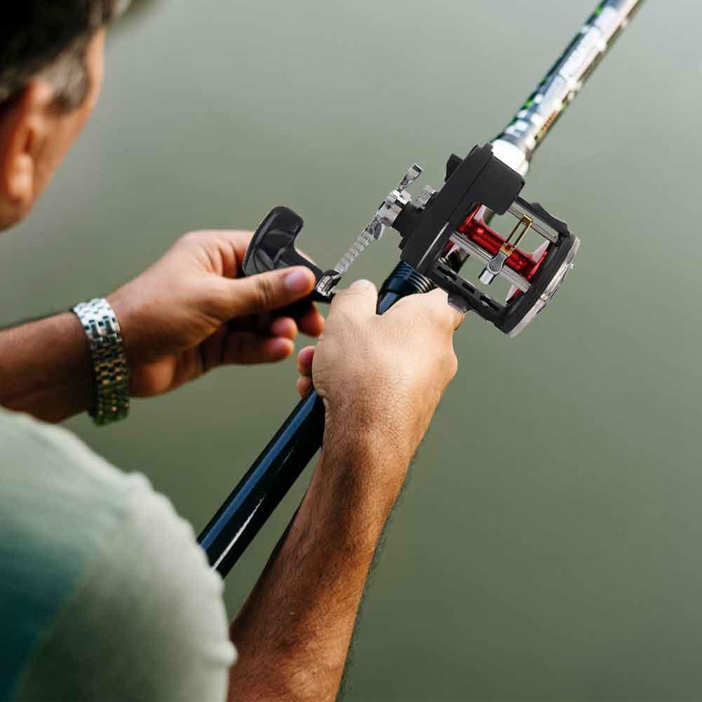 Trolling Reels Equipped With Line Counter Black Trolling Saltwater Offshore Reel Wheel