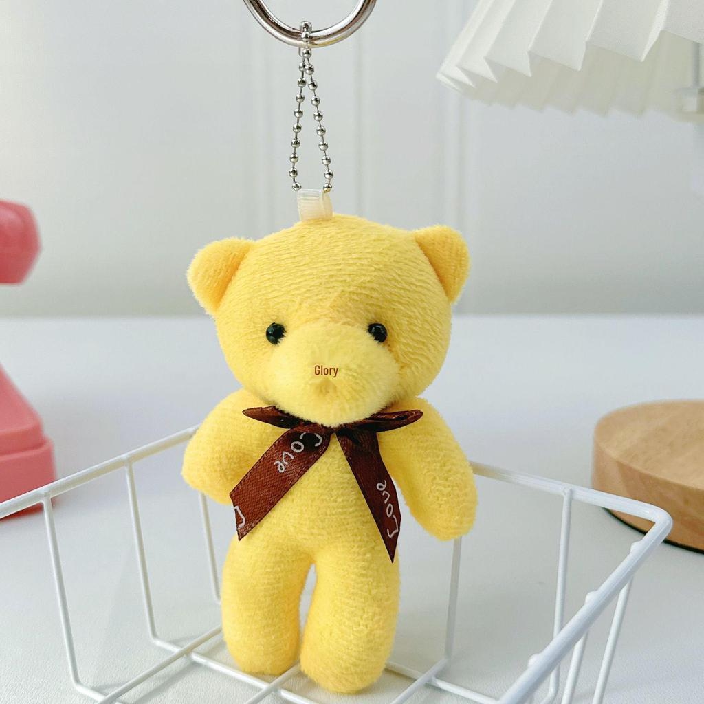 Teddy Bear Rag Doll Plush Pendant