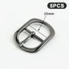 5Pcs Metal Pin Belt Buckles Durable Strap Clasps 12/18/25mm for DIY Shoes Bag Handbag Leather Craft Repair