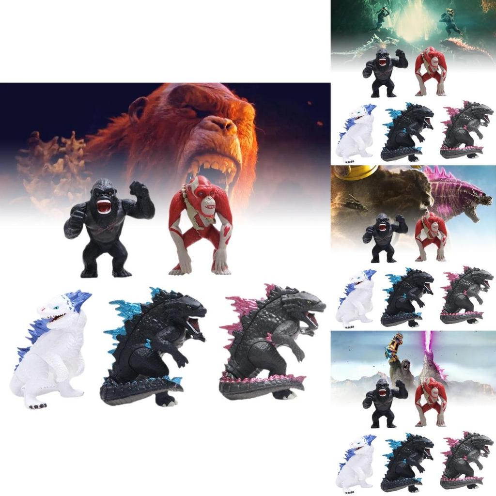 Fünf bezaubernde Scarface-PVC-Sammelfiguren zu King Kong vs. Scarface für Kinder und Erwachsene